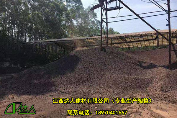 密度不同，陶粒也不同